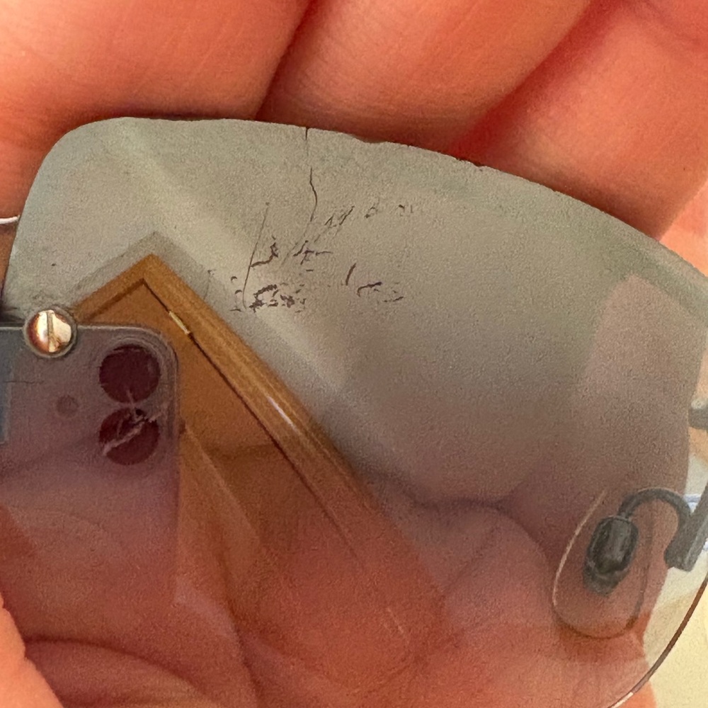 Stylish Blue-Grey Rectangle Frame Sunglasses - image 7